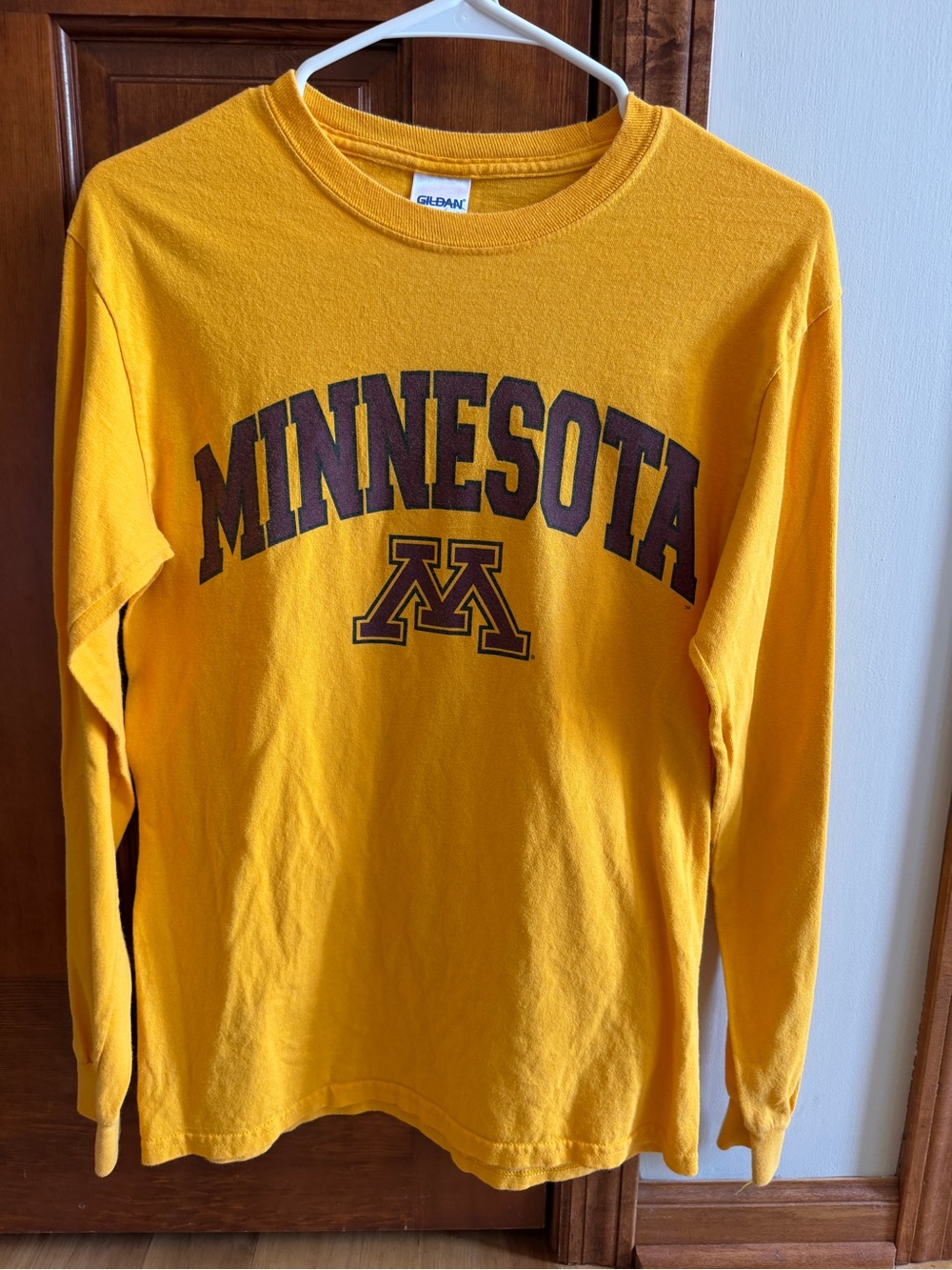 Minnesota Golden Gophers Yellow Long-Sleeve Shirt
